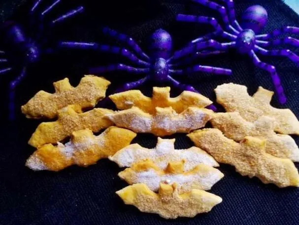 Halloweenové dýňové vykrajované sušenky